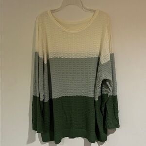 Bloomchic Color Block Sweater